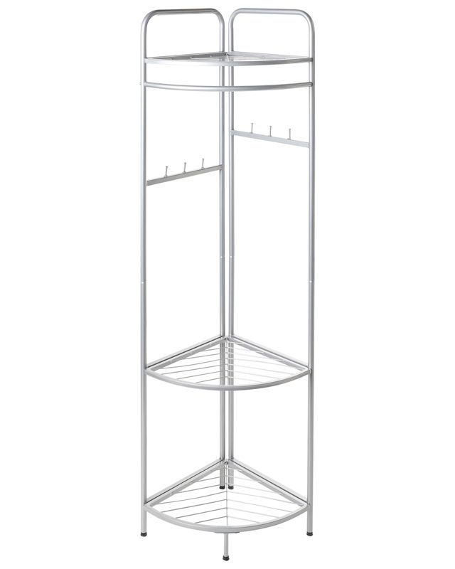 Narożny wieszak na ubrania Lawton Srebrny 1 szt.