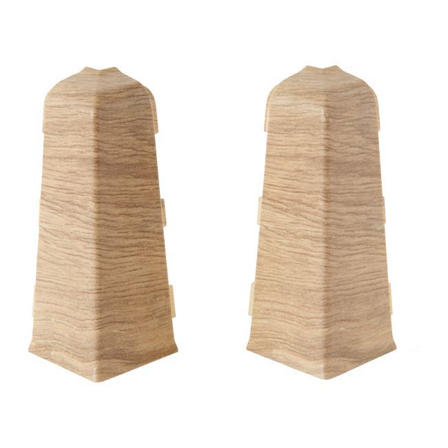 Narożnik zewnętrzny do listwy GoodHome Core PCV 75 mm decor 690 2 szt.