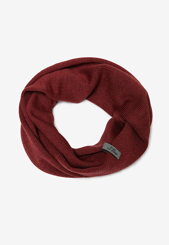 Lillow - WEŁNIANY KOMIN DAMSKI - rubin - Uszyto w Polsce