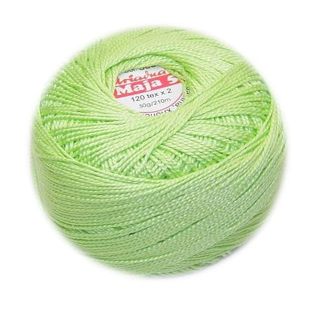 nić MAJA 5 kol. 360 seledynowa