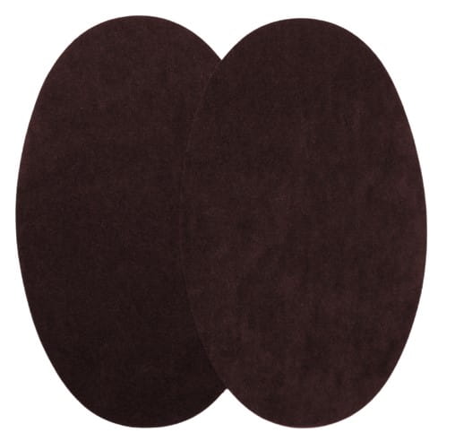 łaty zamszowe termoprzylepne 2 szt. kol.52 / ciemny brąz