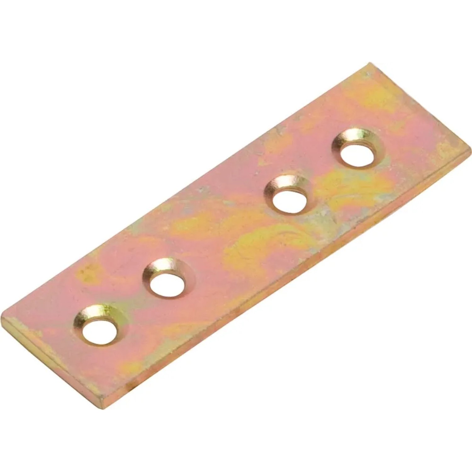 Płaski łącznik 50 mm x 15 mm ocynkowany na żółto