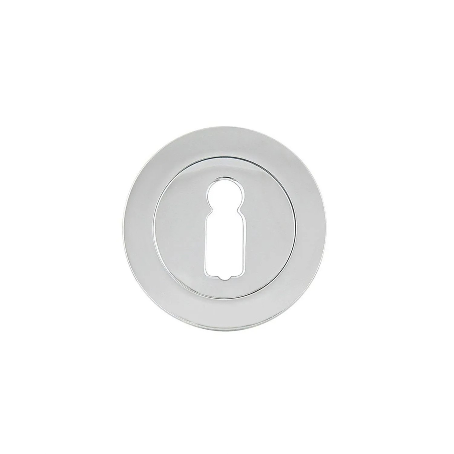 Domino Rozeta M6 okrągła na klucz chrom