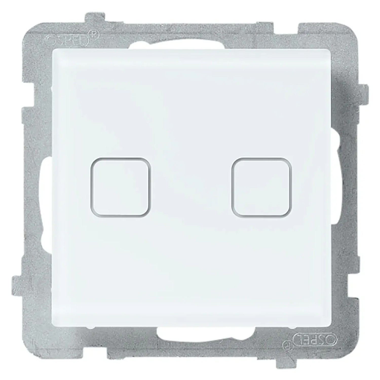 Łącznik dotykowy świecznikowy Sonata Touch z podświetleniem białe szkło