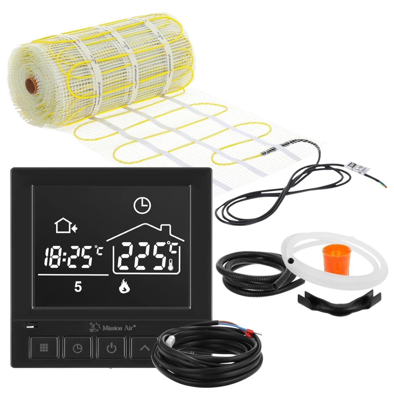 Mission Air Zestaw pod płytki MA-160 Taurus Black 4m2