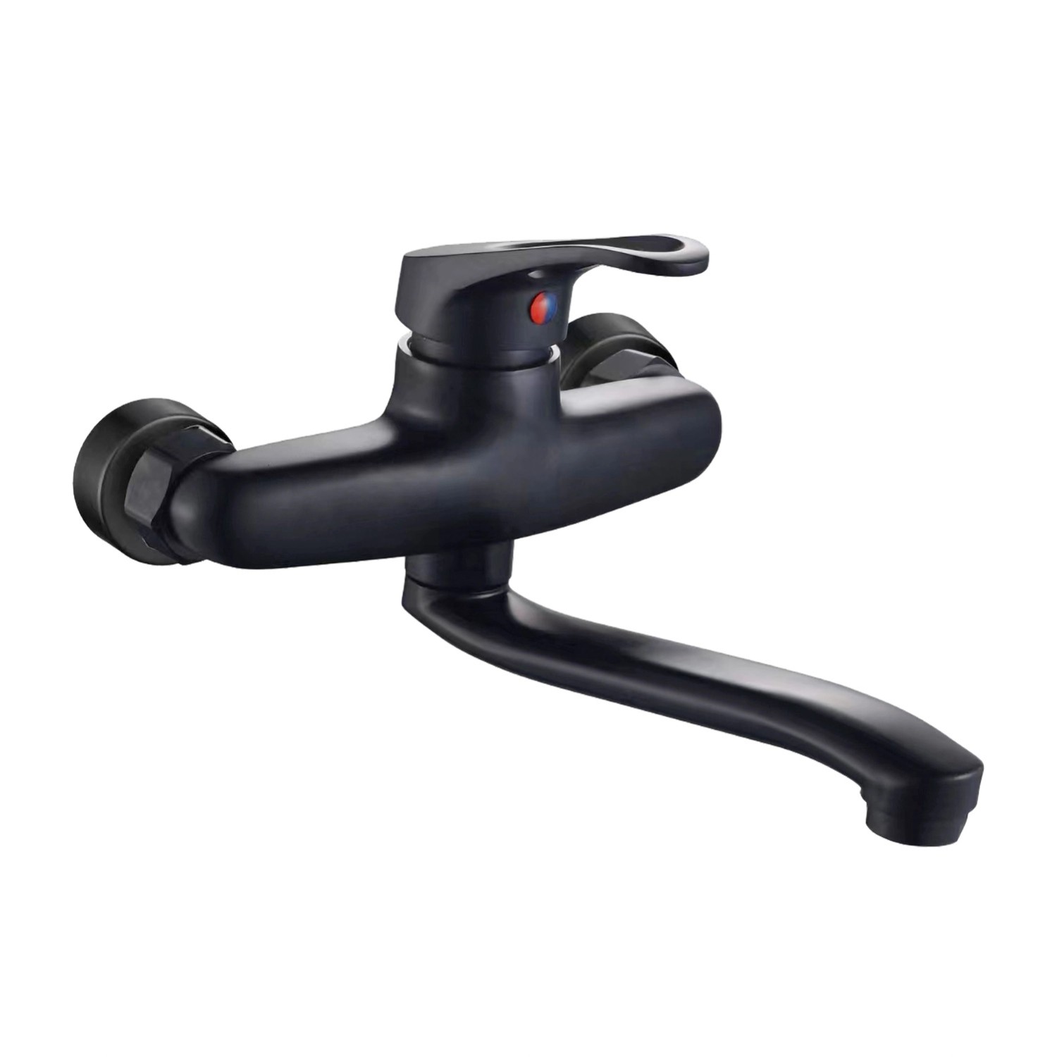 Breezz Bateria umywalkowa ścienna Cora czarna