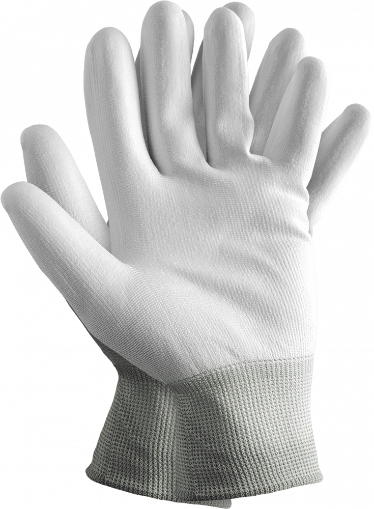 Rękawice robocze Reis, Rtepo WW, powlekane, rozmiar 8, biały
