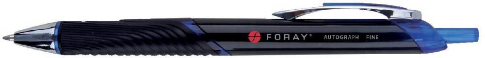 Pióro żelowe automatyczne Foray, Autograph, 0.7mm niebieski