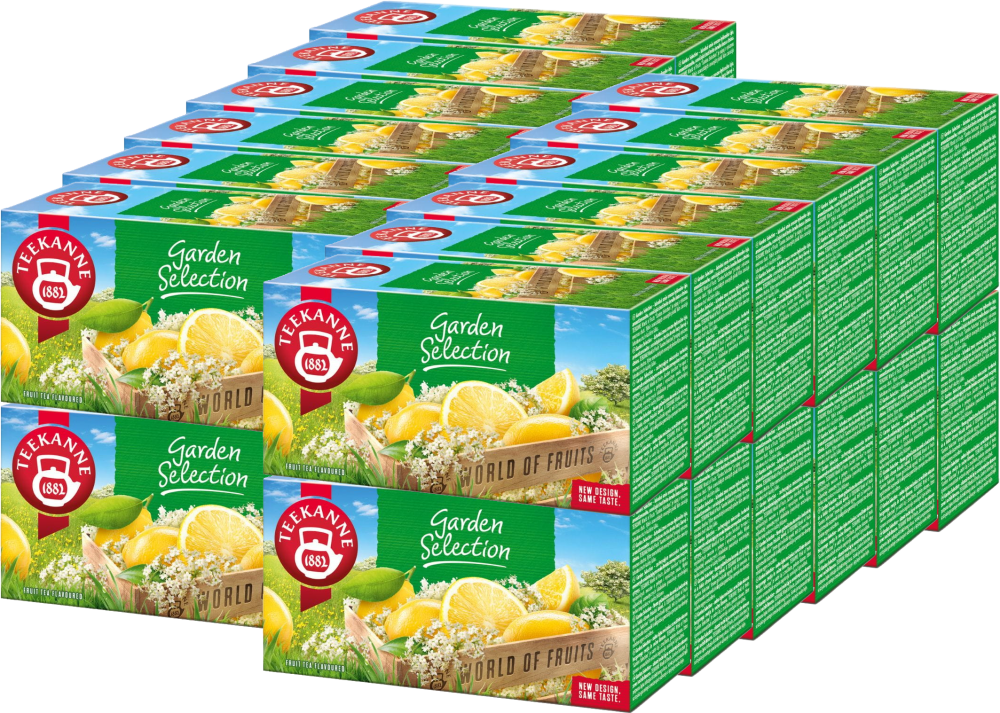24x Herbata owocowa w kopertach Teekanne Garden Selection, 20 sztuk x 2.25g