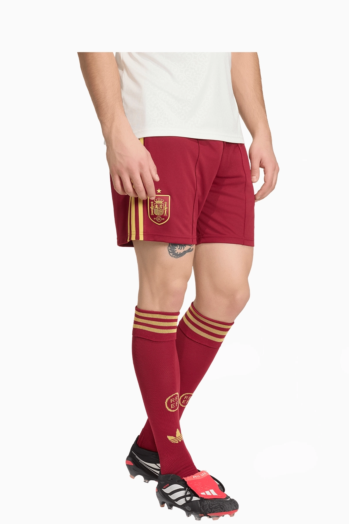 Spodenki Reprezentacji Hiszpanii adidas Originals 2026 Wyjazdowe - Czerwony