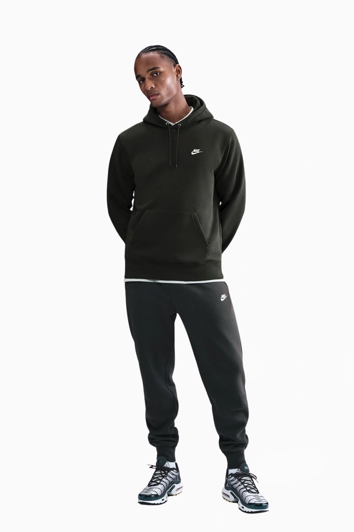 Bluza z kapturem Nike Club - Zielony