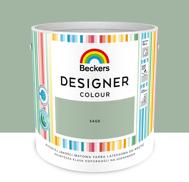 Farba lateksowa Beckers Designer 2,5L Sage