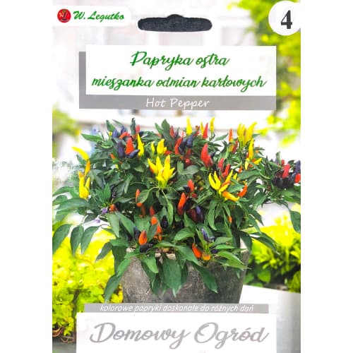 1 szt, Paprika csípős törpe, keverék - Magok: Mod de ambalare: 0.5 g