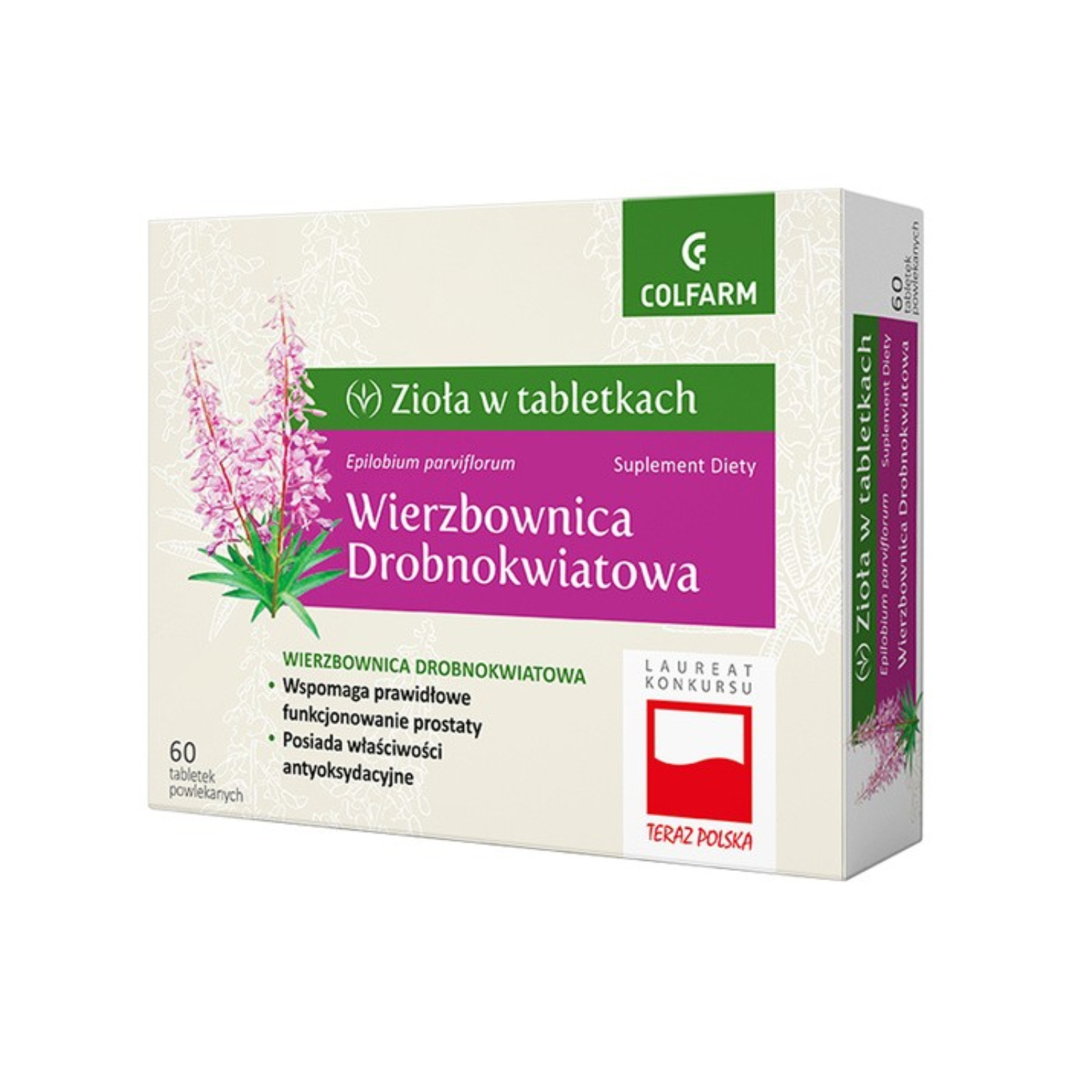 Colfarm wierzbownica drobnokwiatowa, 60 tabletek powlekanych