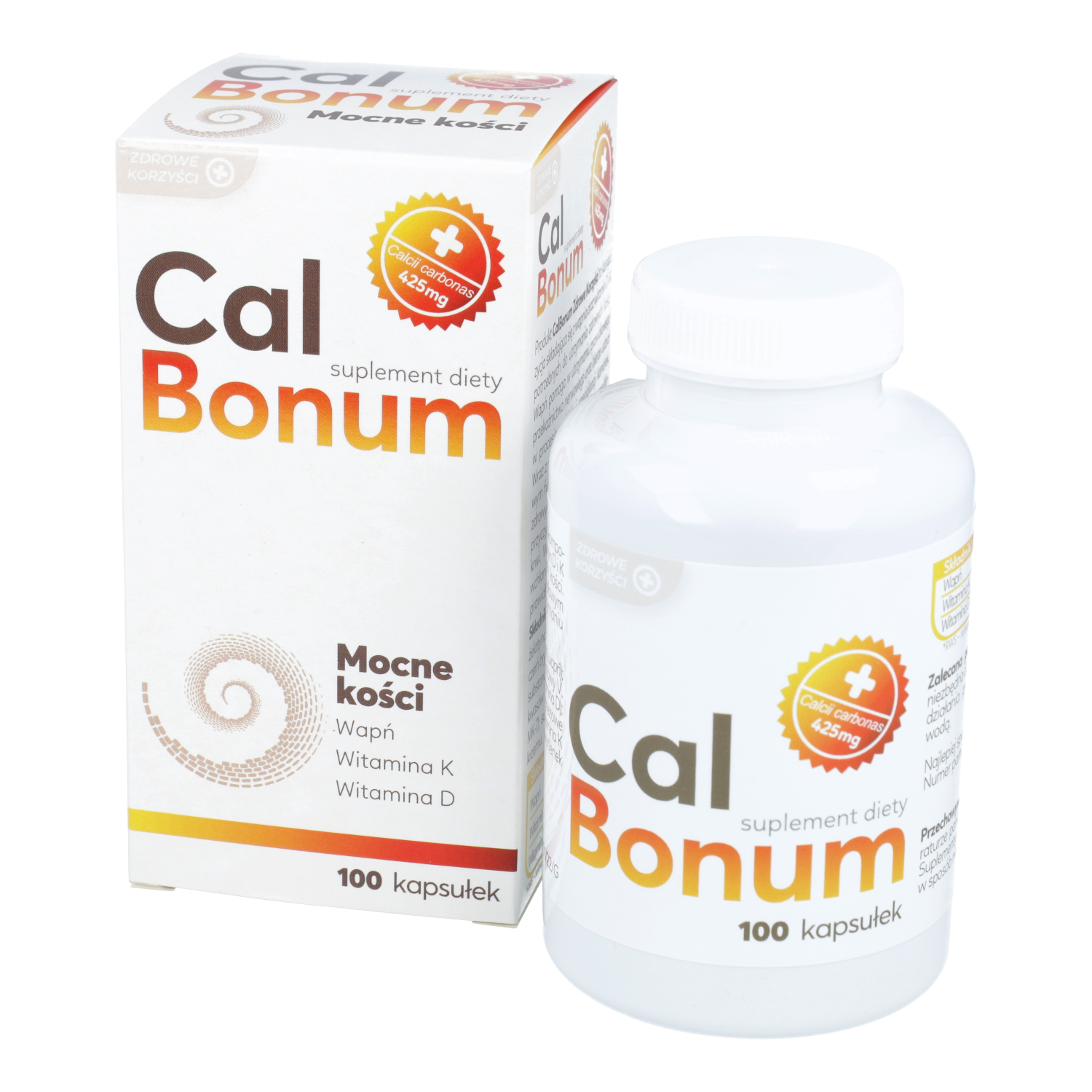 Zdrowe korzyści cal bonum, 100 kapsułek