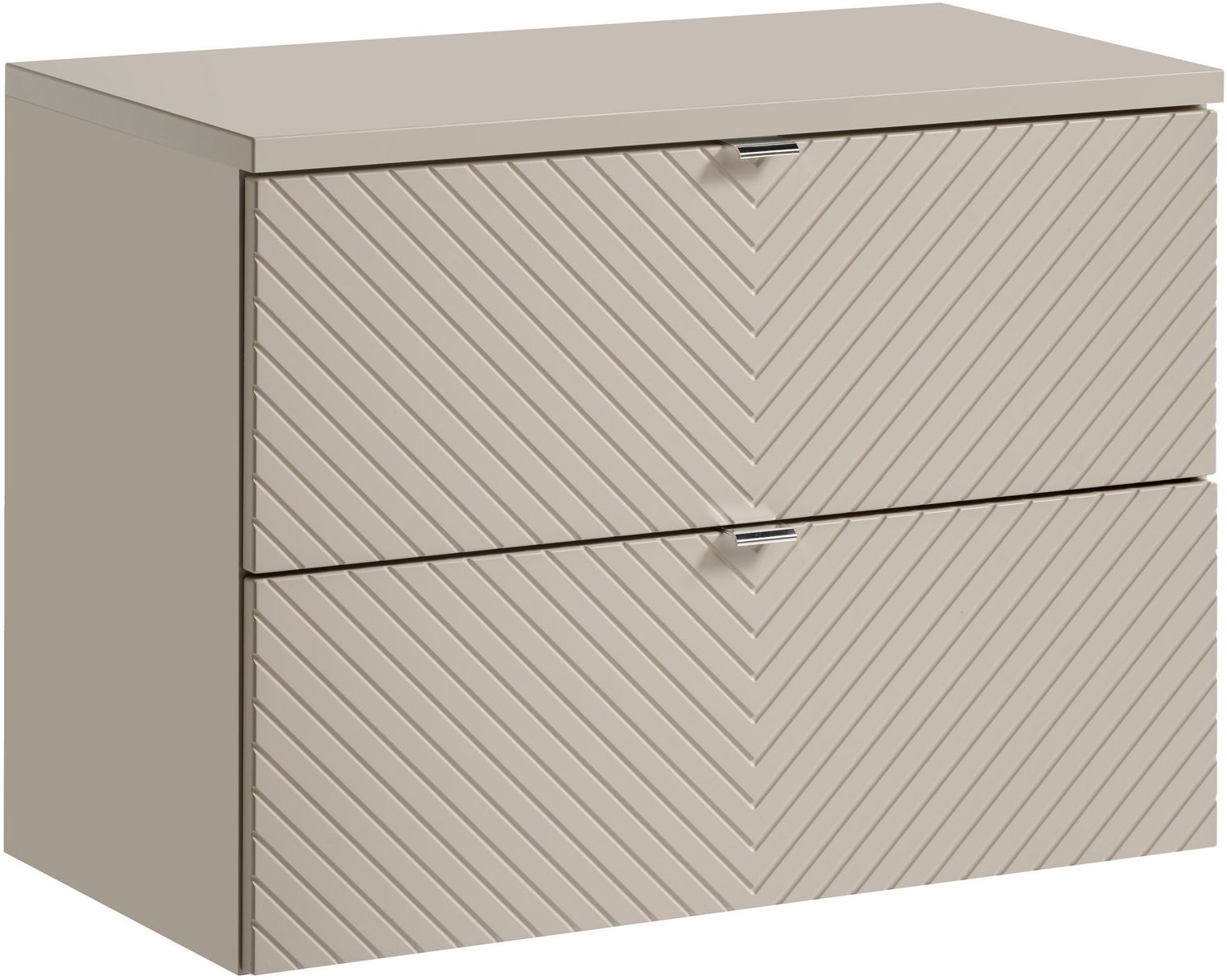 Zestaw Comad Viva Cashmere szafka 80x39x57 cm podumywalkowa wisząca kaszmir z blatem SET-VIC B CASHMERE 80CM S - Wysyłka w 24h