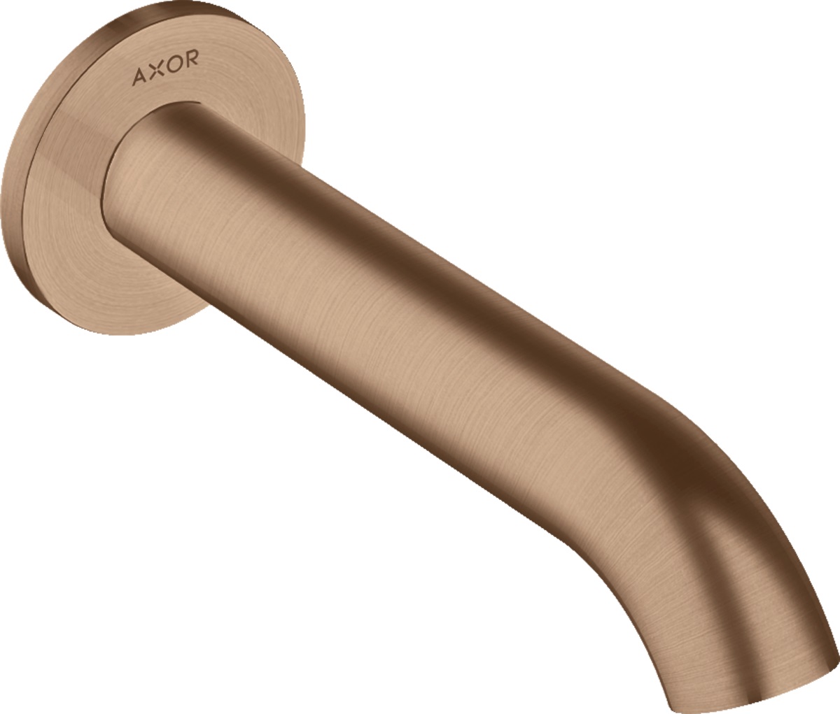Axor Uno wylewka wannowa czerwony złoty szczotkowany 38411310