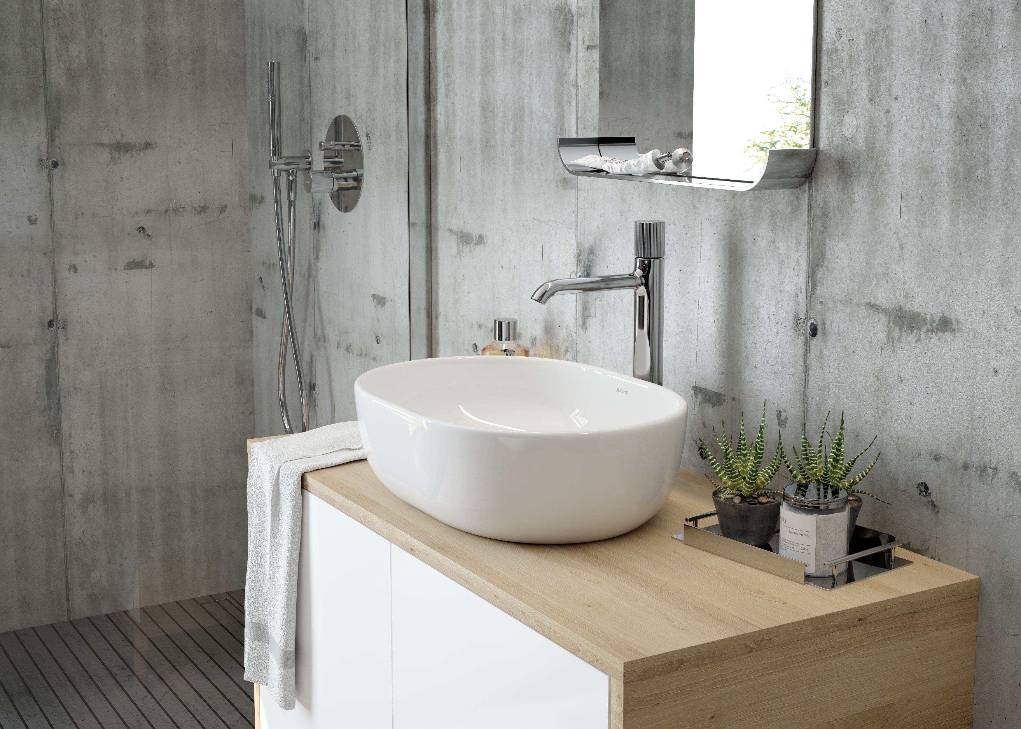 Oltens Hamnes bateria wannowo-prysznicowa podtynkowa chrom 34106100 - Wysyłka w 24h