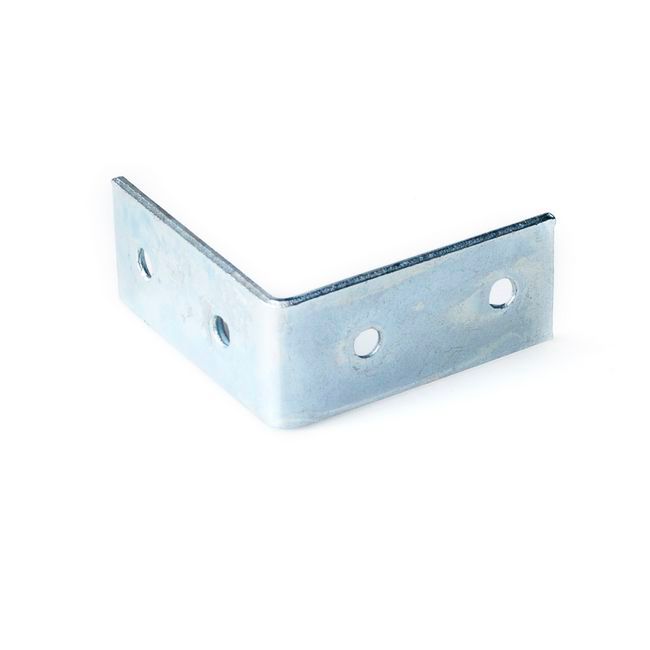 Kątownik krzesełkowy 40 x 40 x 17 mm ocynkowany biały