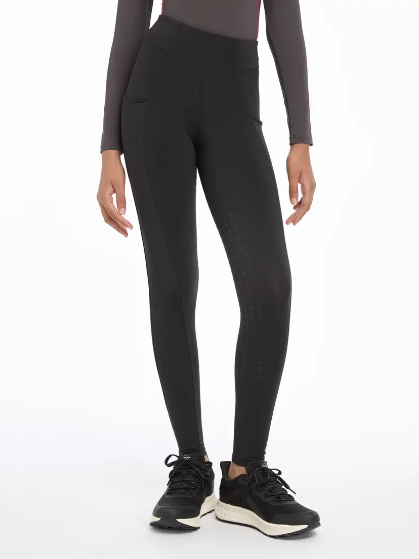 LeMieux legginsy jeździeckie Orla Junior Black 24h