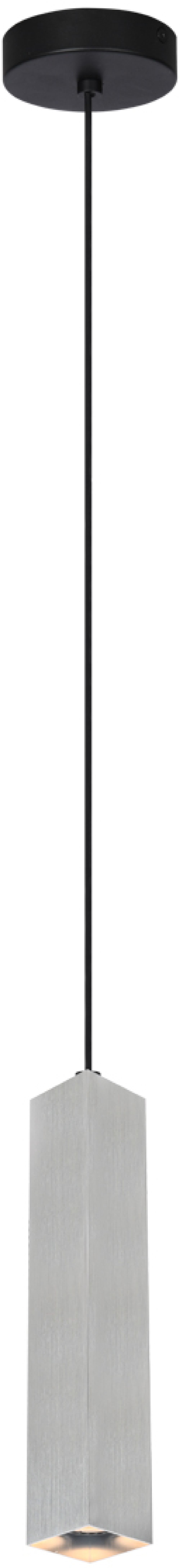 Darmowa Dostawa - Lampa wisząca 1x10 W aluminium Italux Ander PND283941ALU