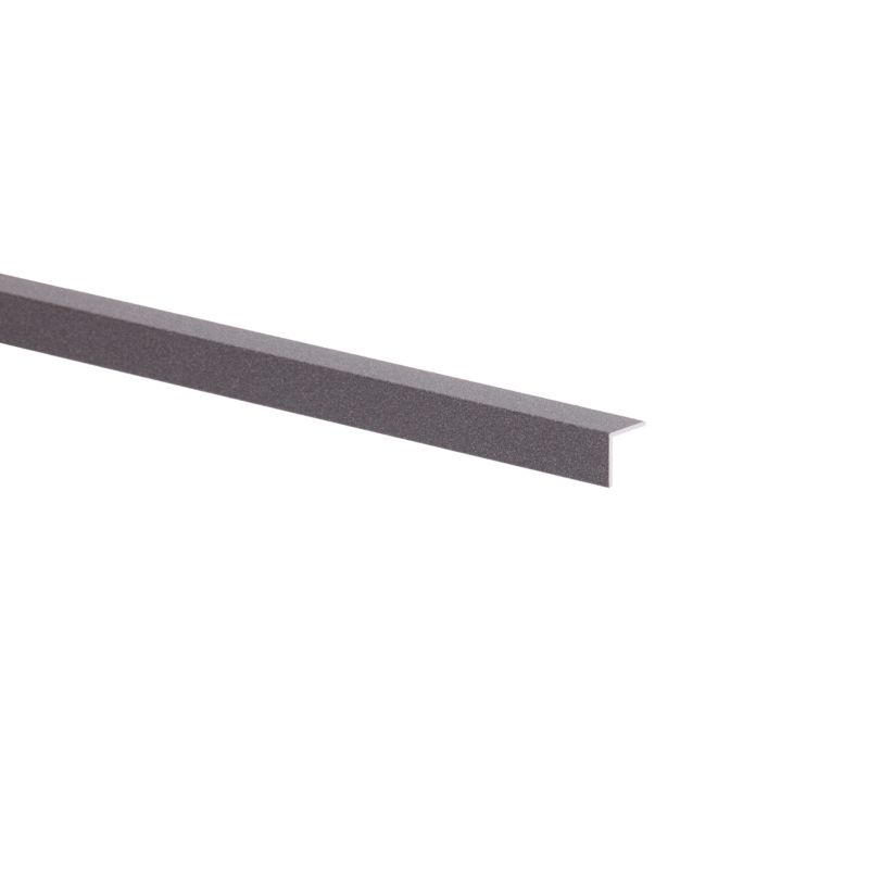 Kątownik aluminiowy 2600 x 10 x 10 x 1 mm antracyt