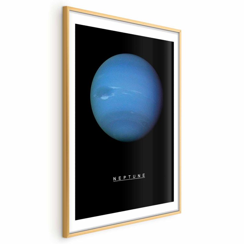 Plakat Artgeist Neptun 60x90 cm z ramą złotą 1 szt