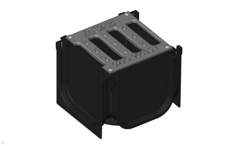 Narożnik do kanałów SAB B125 100 x 100 mm żeliwny