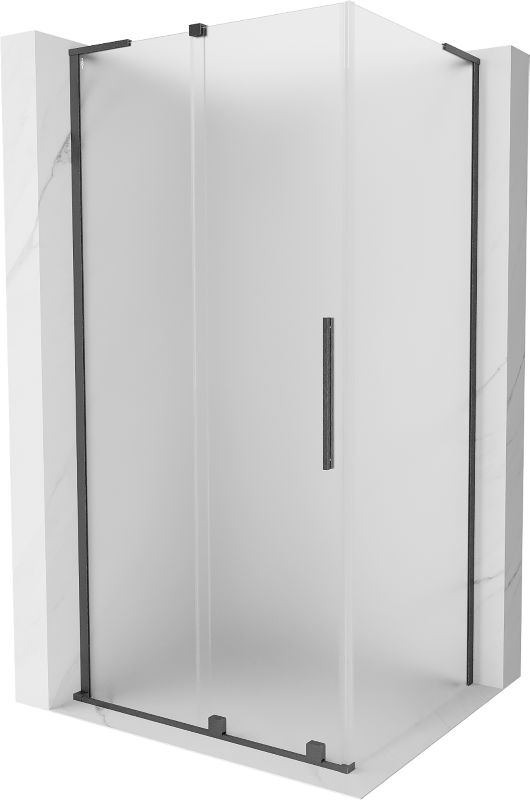 Kabina prysznicowa Mexen Velar L rozsuwana 90 x 110 cm szron gun gray szczotkowany 1 szt.