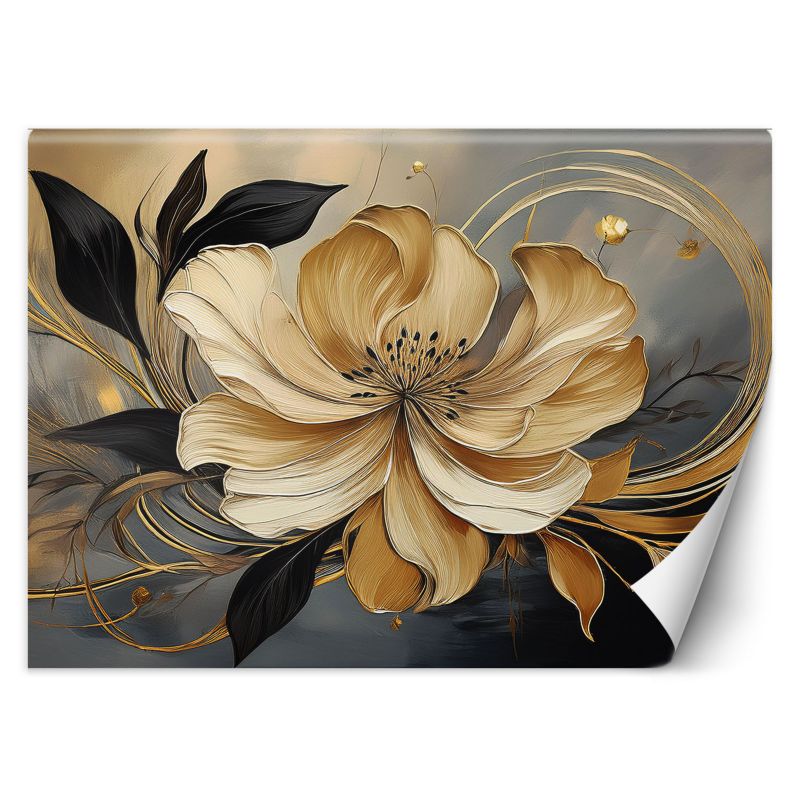 Fototapeta Feeby Beżowy kwiat Abstrakcja 350x245 1 szt