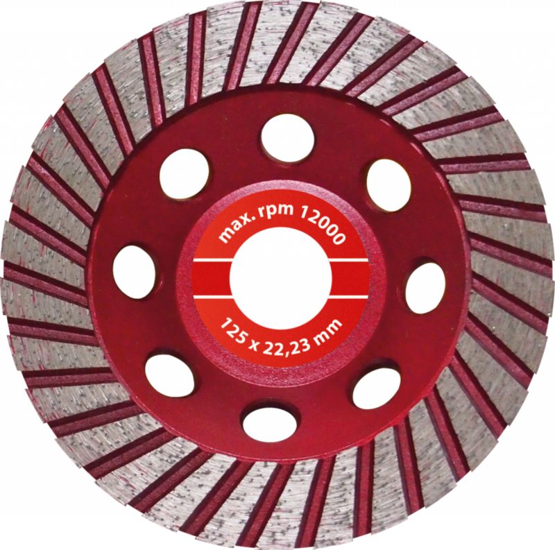 Tarcza diamentowa do szlifowania betonu Modeco Expert 125 mm turbo - opakowanie kartonowe - 1 szt.