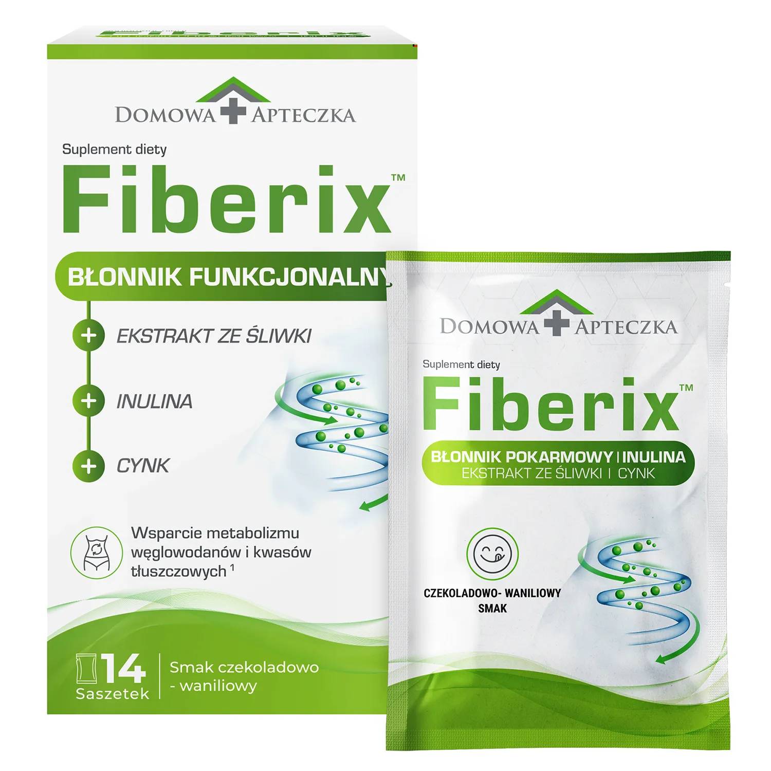 Domowa apteczka fiberix, 14 saszetek