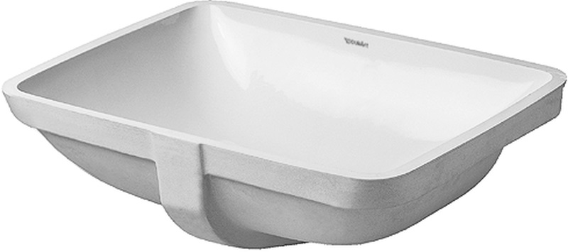Duravit Starck 3 umywalka 53x40 cm prostokątna podblatowa biała 03054900001 - Wysyłka w 24h