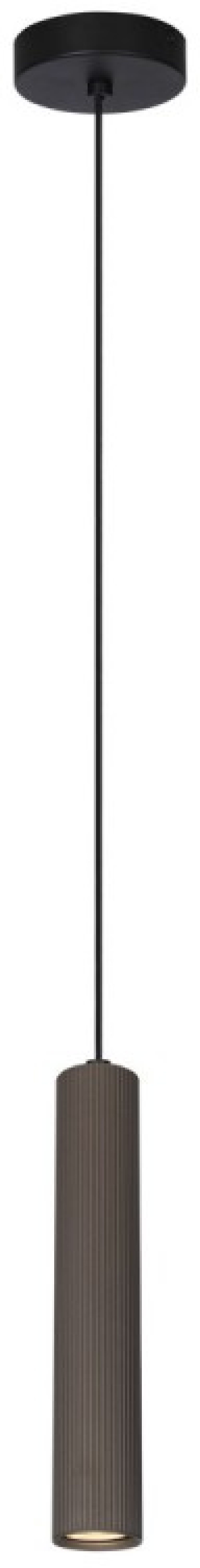 Italux Rilok lampa wisząca 1x10 W brązowa PND-83920-1-BRO