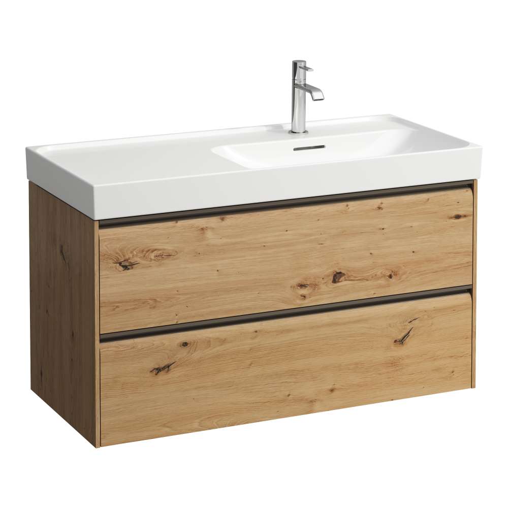 Laufen Meda szafka 98,4x44,8x51,5 cm podumywalkowa wisząca dziki dąb H4217420112671