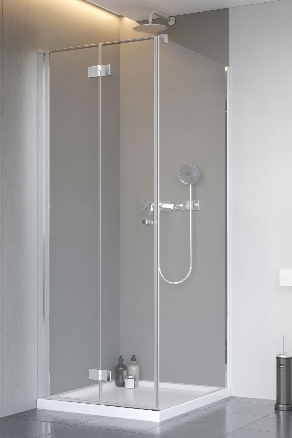 Radaway Nes KDJ B drzwi prysznicowe 90 cm lewe chrom/szkło przezroczyste 10025090-01-01L