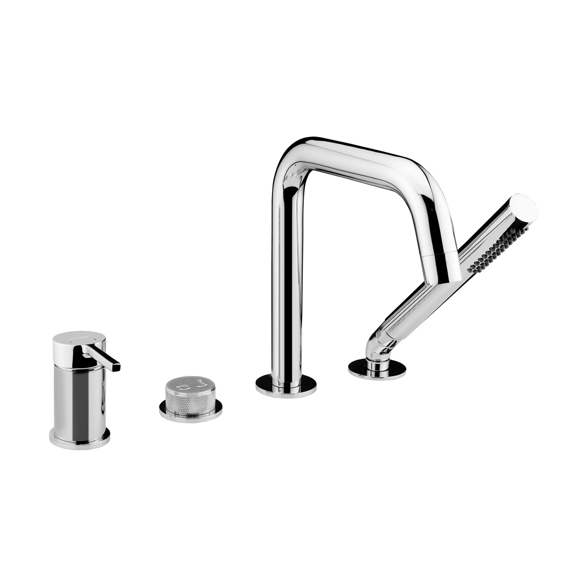 Oltens Rann bateria wannowo-prysznicowa 4 otworowa nawannowa chrom 34205100 - Wysyłka w 24h