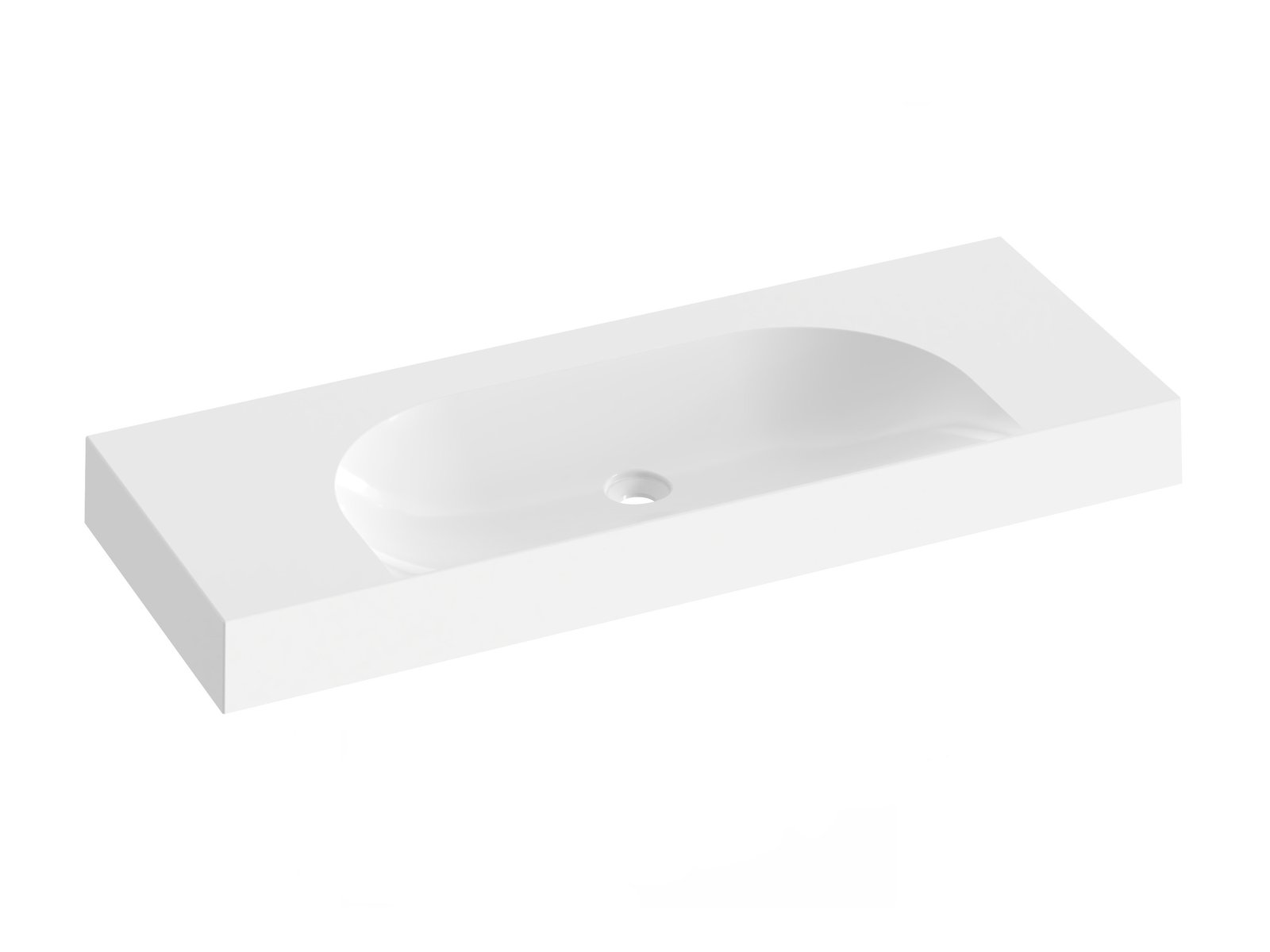 Ravak Lite umywalka 120x45 cm prostokątna meblowa biała XJX01312000
