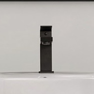 Invena Paros bateria umywalkowa stojąca czarny mat BU-09-004 - Wysyłka w 24h