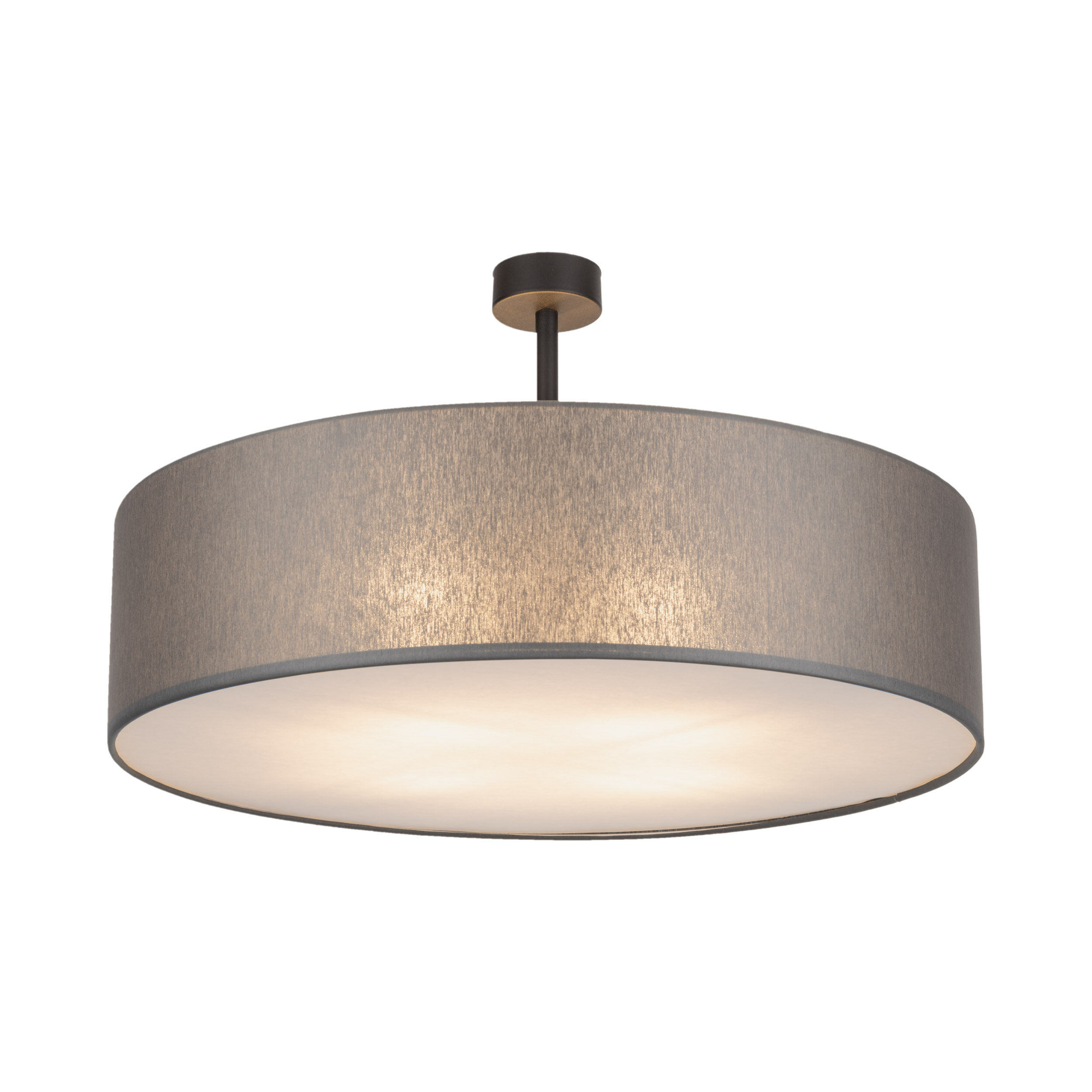 TK Lighting Rondo lampa podsufitowa 4x15 W biała-chrom-szara 4239