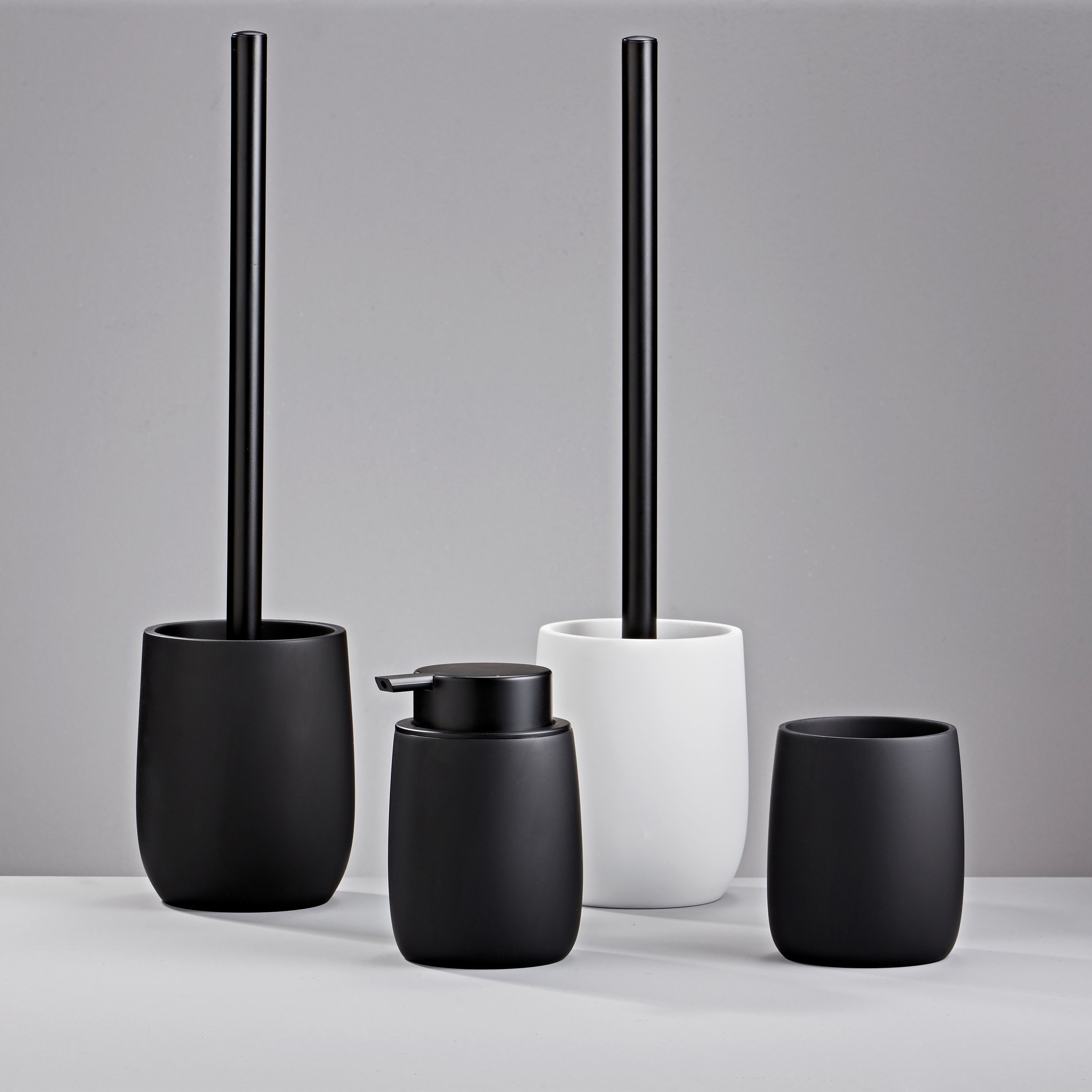 Kleine Wolke Bonny szczotka toaletowa stojąca czarny mat 8035926856 - Wysyłka w 24h