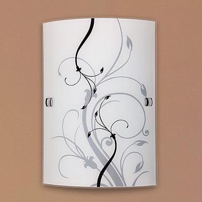 Rabalux Elina kinkiet 1x60 W biały-czarny-wzór 3691 - Wysyłka w 24h