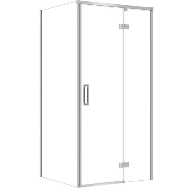 CERSANIT Kabina prysznicowa prostokątna LARGA prawa 100x90x195 cm chr