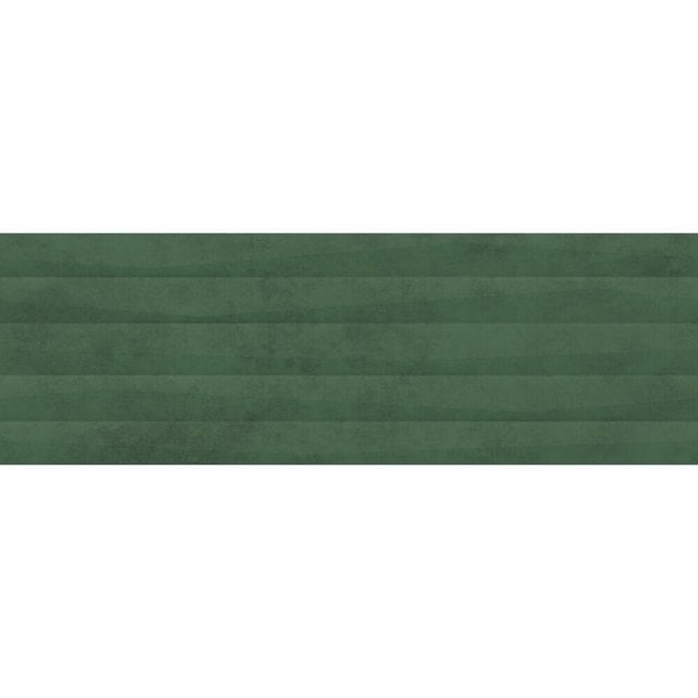 Płytka ścienna GREEN SHOW green structure satin 39,8x119,8 gat. II