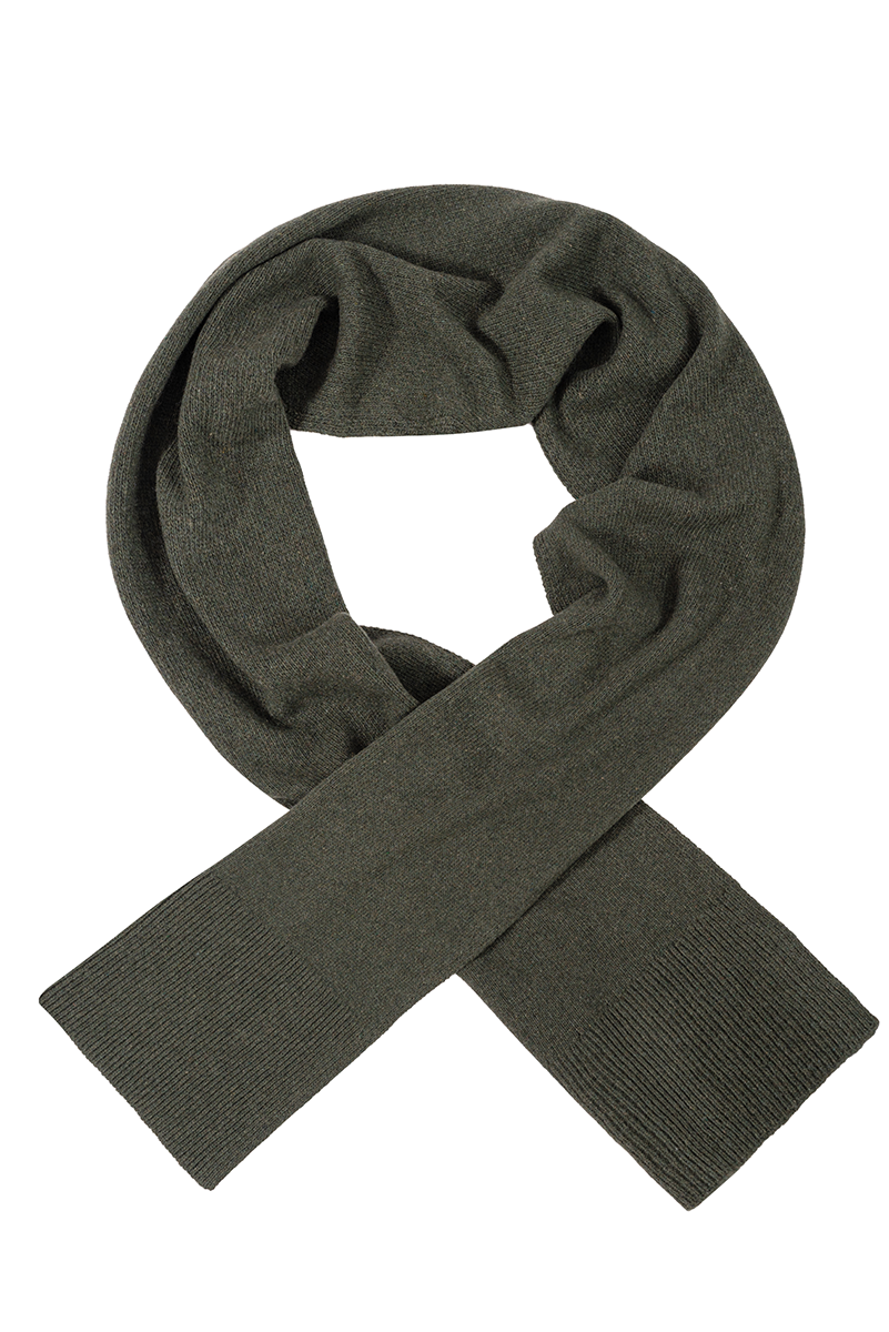 Szalik kaszmirowy, zielony