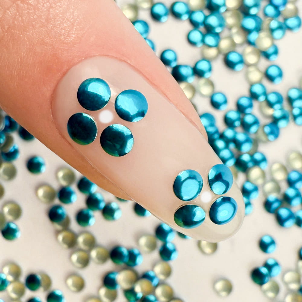 ShinePins gładkie ćwieki błyskotki ozdoby do paznokci large NTN Premium Nr 12 5g