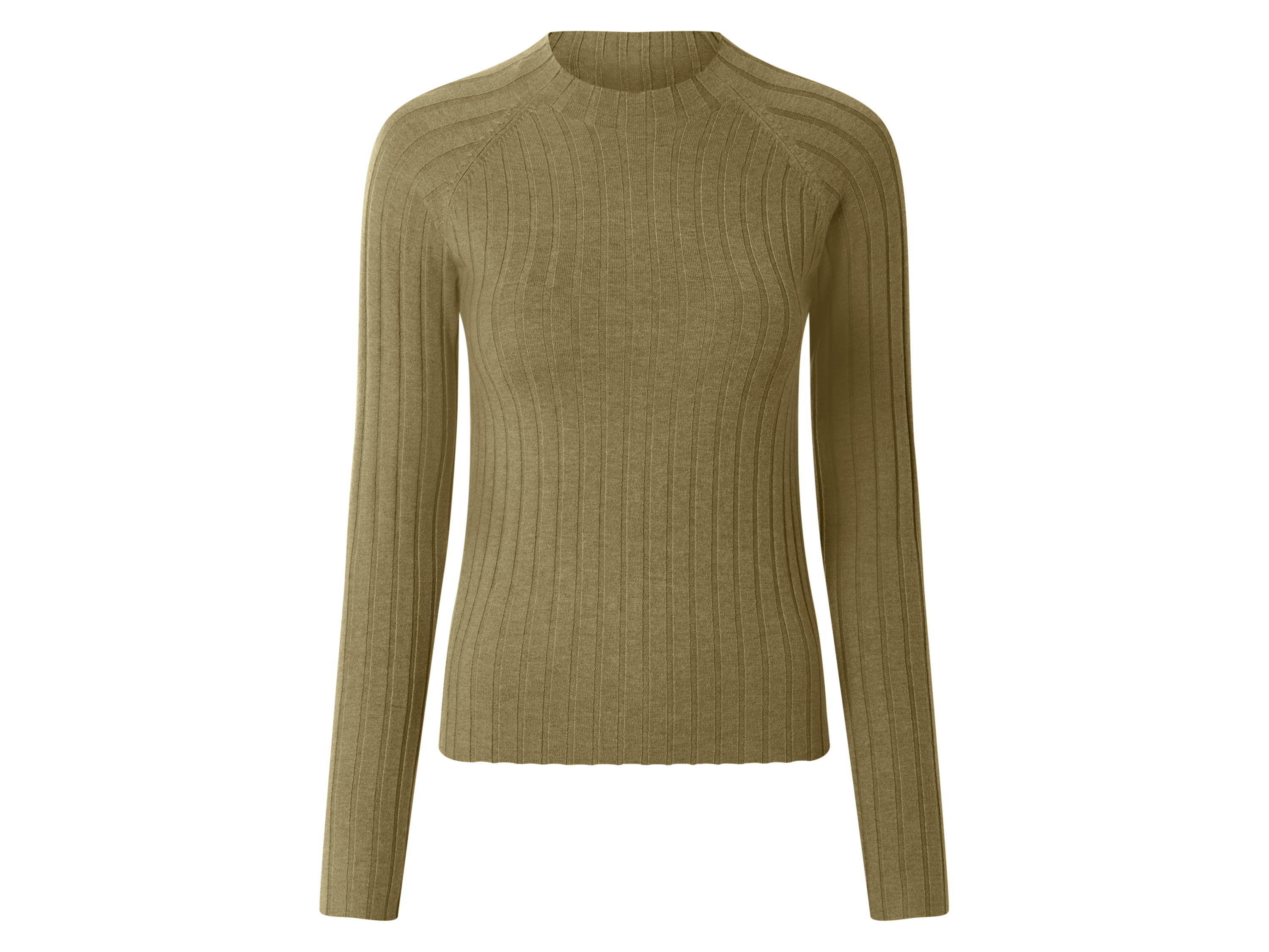 esmara Sweter dzianinowy damski Oliwkowy, XS 32-34