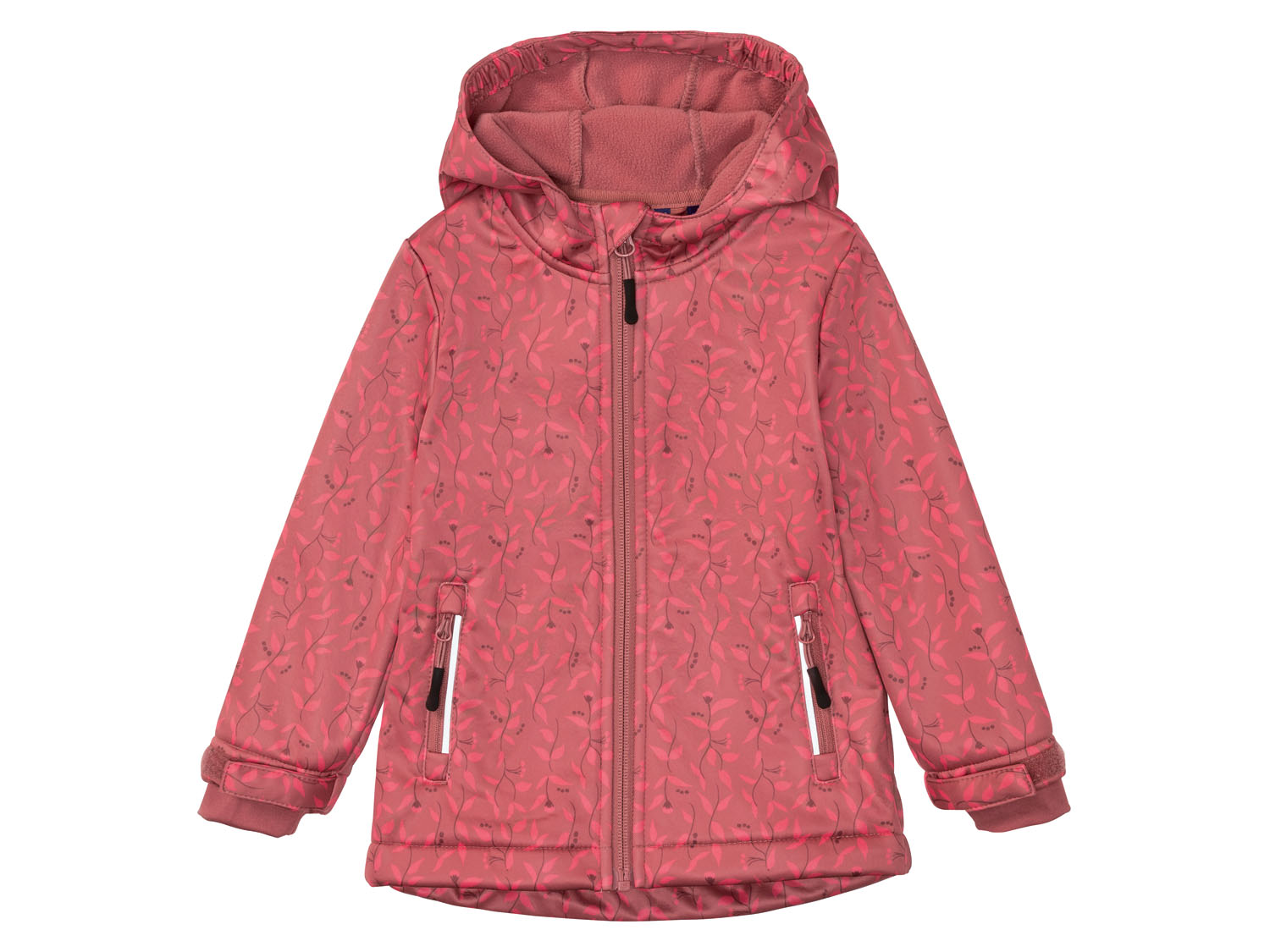 lupilu Wiatroszczelna kurtka dziecięca softshell, 1 sztuka Wzorzysty/czerwony, 98/104