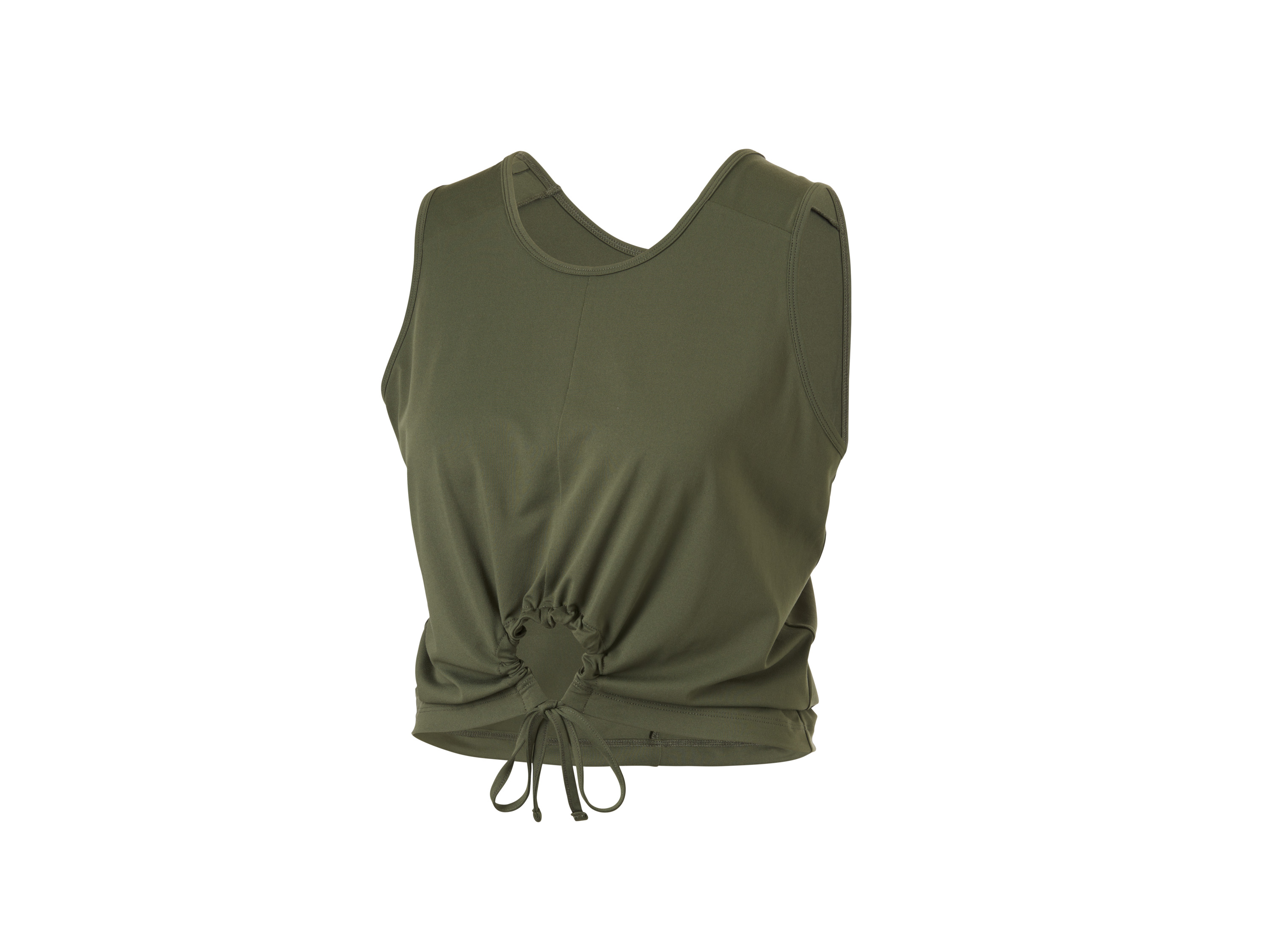 Crivit Top funkcyjny damski Oliwkowy, M40/42