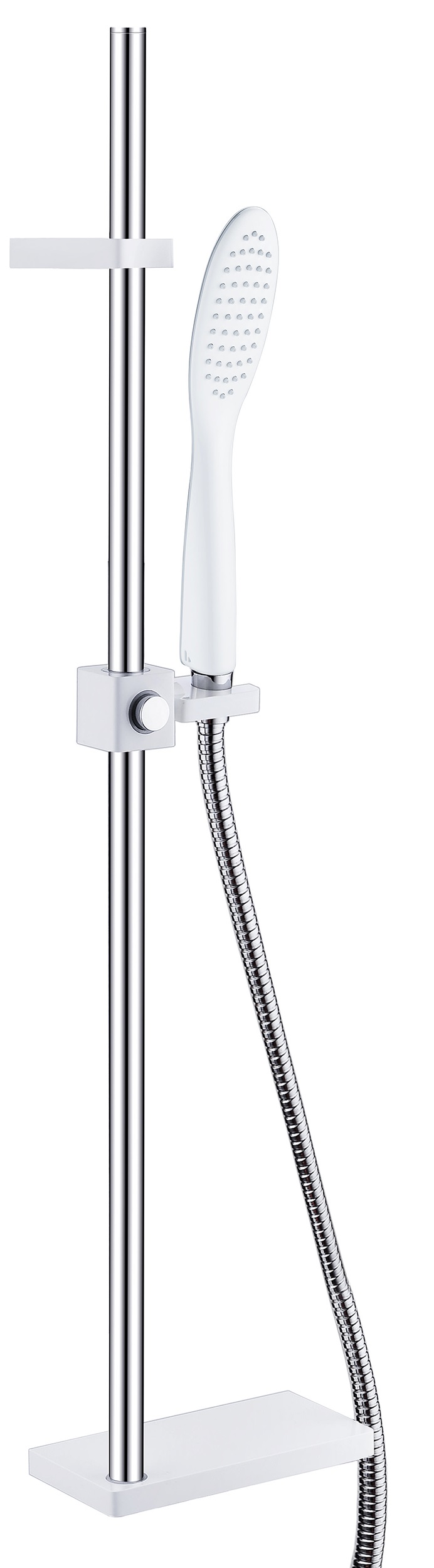 Darmowa Dostawa - Zestaw prysznicowy ścienny biały Omnires Siena SIENASCRB